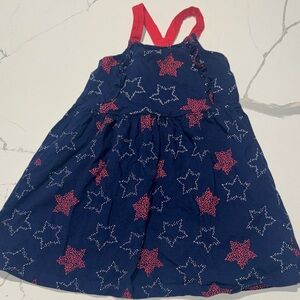 Child of Mine Star Red White and Blue Dress 4T